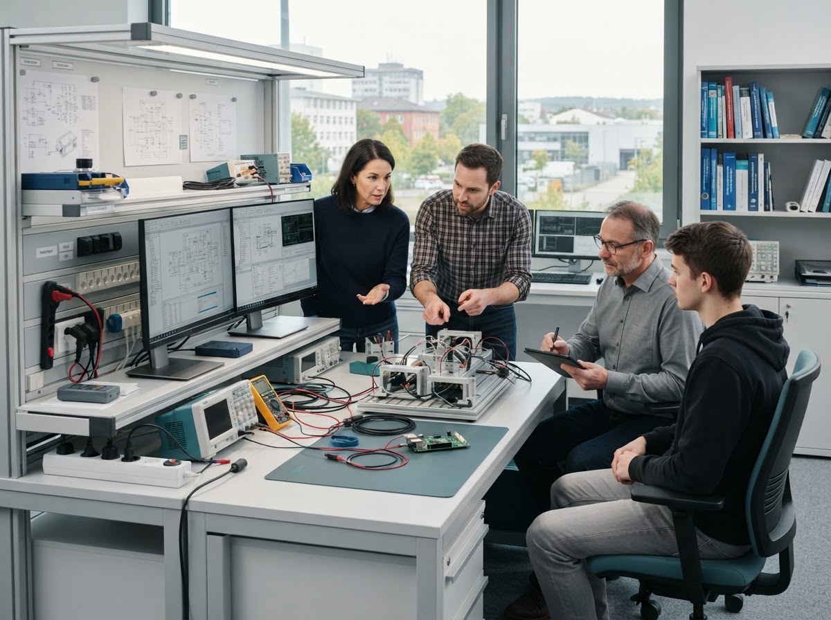 Juremi Povel Analystenteam bei der Überprüfung von Modellparametern